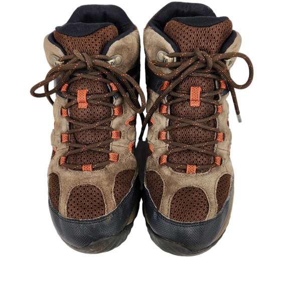 Merrell Outmost Vent Slate Black Suede Leather Hiking Boots Men's Size 8 - Picture 8 of 11